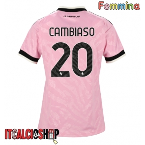 Juventus Andrea Cambiaso #20 Seconda Maglia Femmina 2026-27 Manica Corta